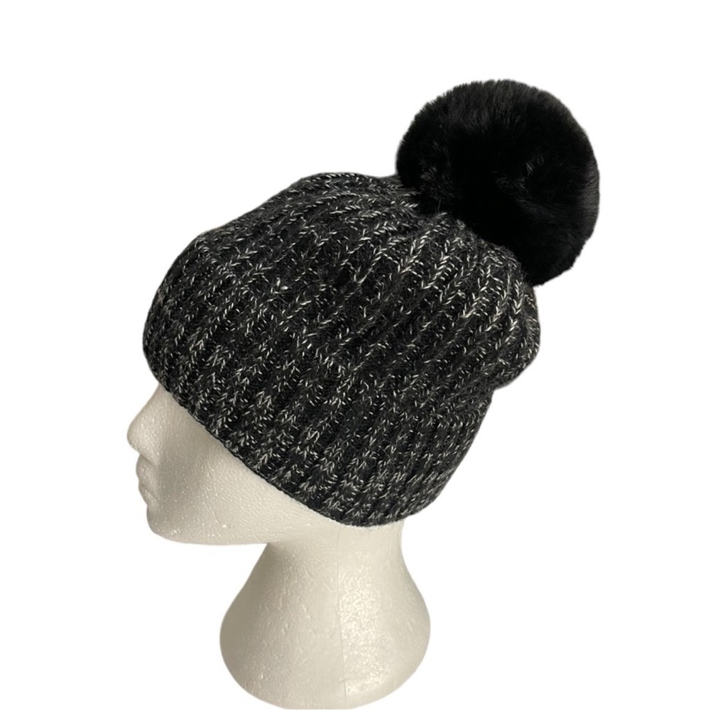 Norla NWT alpaca wool black white knit winter toque hat gorpcore casual neutral